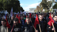 Greek unions strike as bailouts to end with austerity blitz
