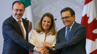 Mexico, Canada stress common front in NAFTA talks