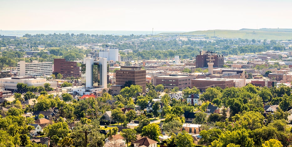 Panorama of Rapid City South Dakota USA