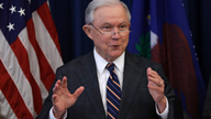 The Latest: Sessions seems to push back against Trump barb