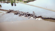 Railroad acknowledges Iowa derailment was flood related