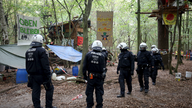 Hundreds of police enter German forest protest camp