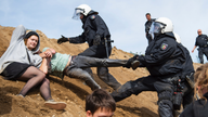 4,000 protest coal mine as German police clear forest camp