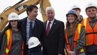 Trudeau, Snyder mark work start on Detroit-Windsor bridge