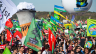 Thousands protest felling German forest to expand coal mine