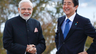 Japan, India leaders build ties amid trade, security worries