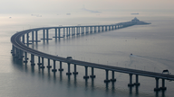 China opens mega-bridge linking Hong Kong to mainland