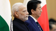 Japan, India leaders agree to step up defense, economic ties