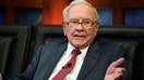 Berkshire Hathaway CEO Warren Buffett speaks during an interview on FOX Business Network. - Fox Business News