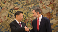 Chinese president kicks off 4-country global tour in Spain