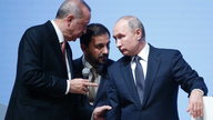 Putin and Erdogan mark key phase in natural gas pipeline