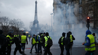 The Latest: France: 135 hurt in protests; 1,000 detained