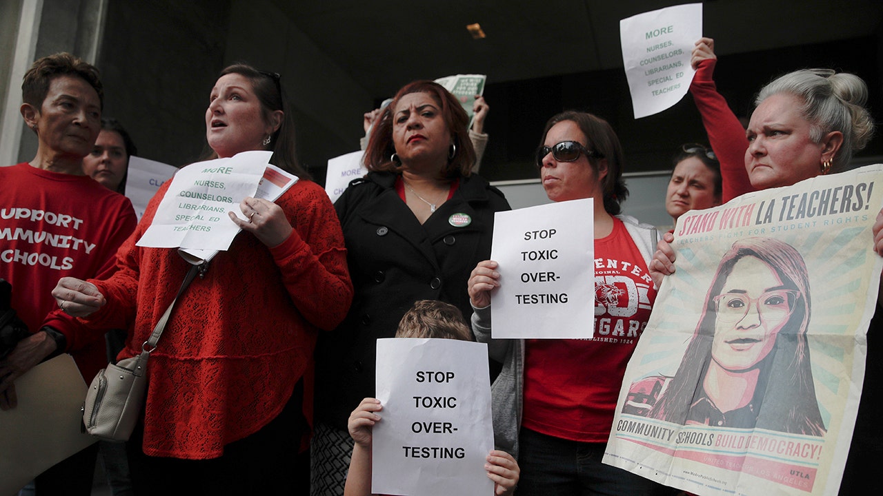 LA teachers strike for first time in 30 years Fox Business