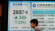 World shares mostly higher on upbeat talk on China-US trade