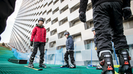 Danes test out ski slope on top of incineration plant