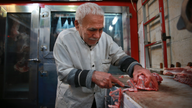 Long lines to buy meat illustrate Iran's economic woes
