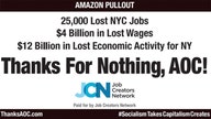 Ocasio-Cortez's role in driving Amazon out of New York City blasted in new billboard