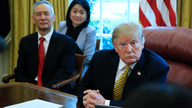 Trump says US, China 'rounding the turn' in trade talks