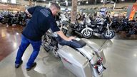 Harley-Davidson tops estimates, but sales decline