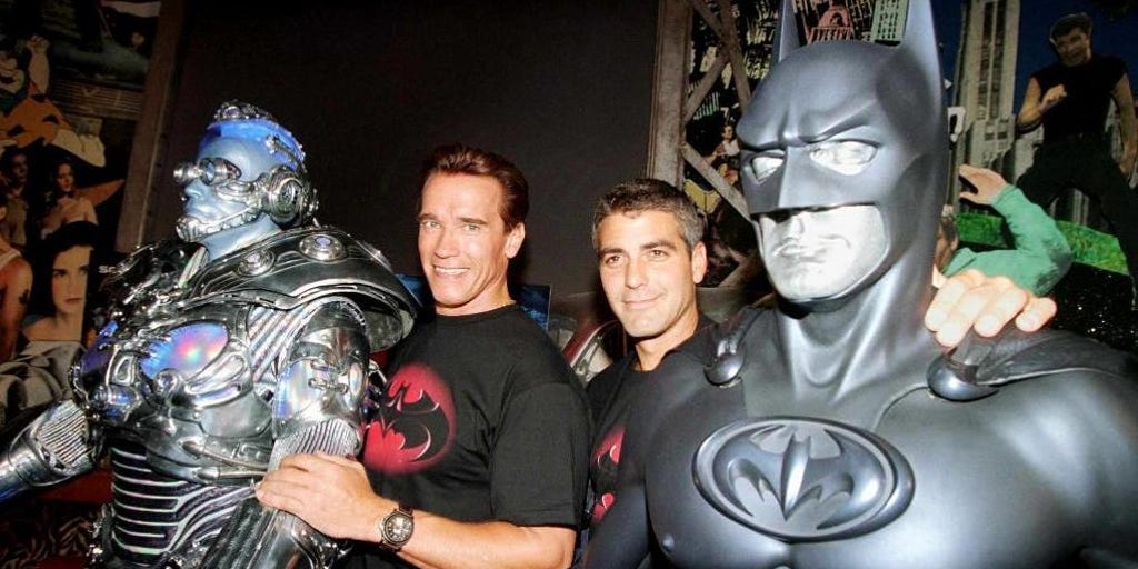 George Clooney Says Arnold Schwarzenegger Was Paid Times More For 1997 S Batman Robin Fox Business
