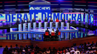 Democratic debate marred by NBC audio snafu