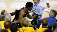 Warriors part owner Mark Stevens banned from NBA games after shoving Kyle Lowry