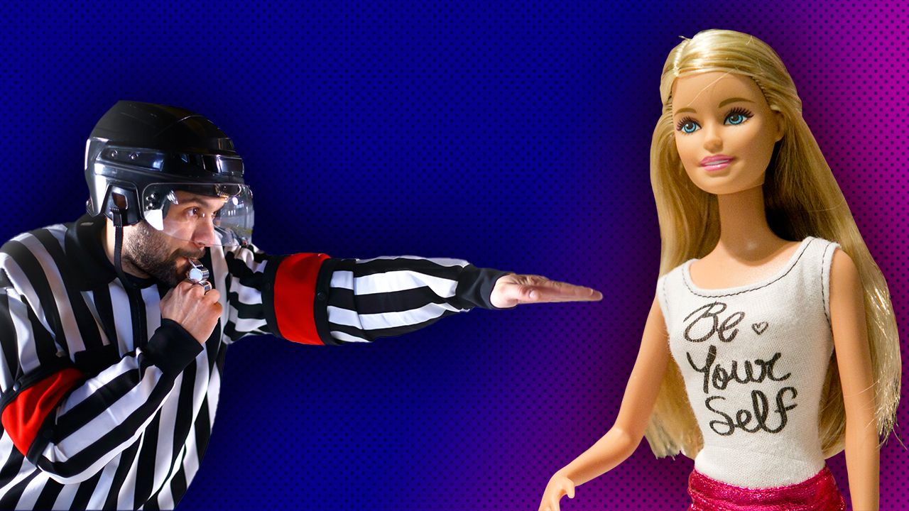 hockey barbie doll