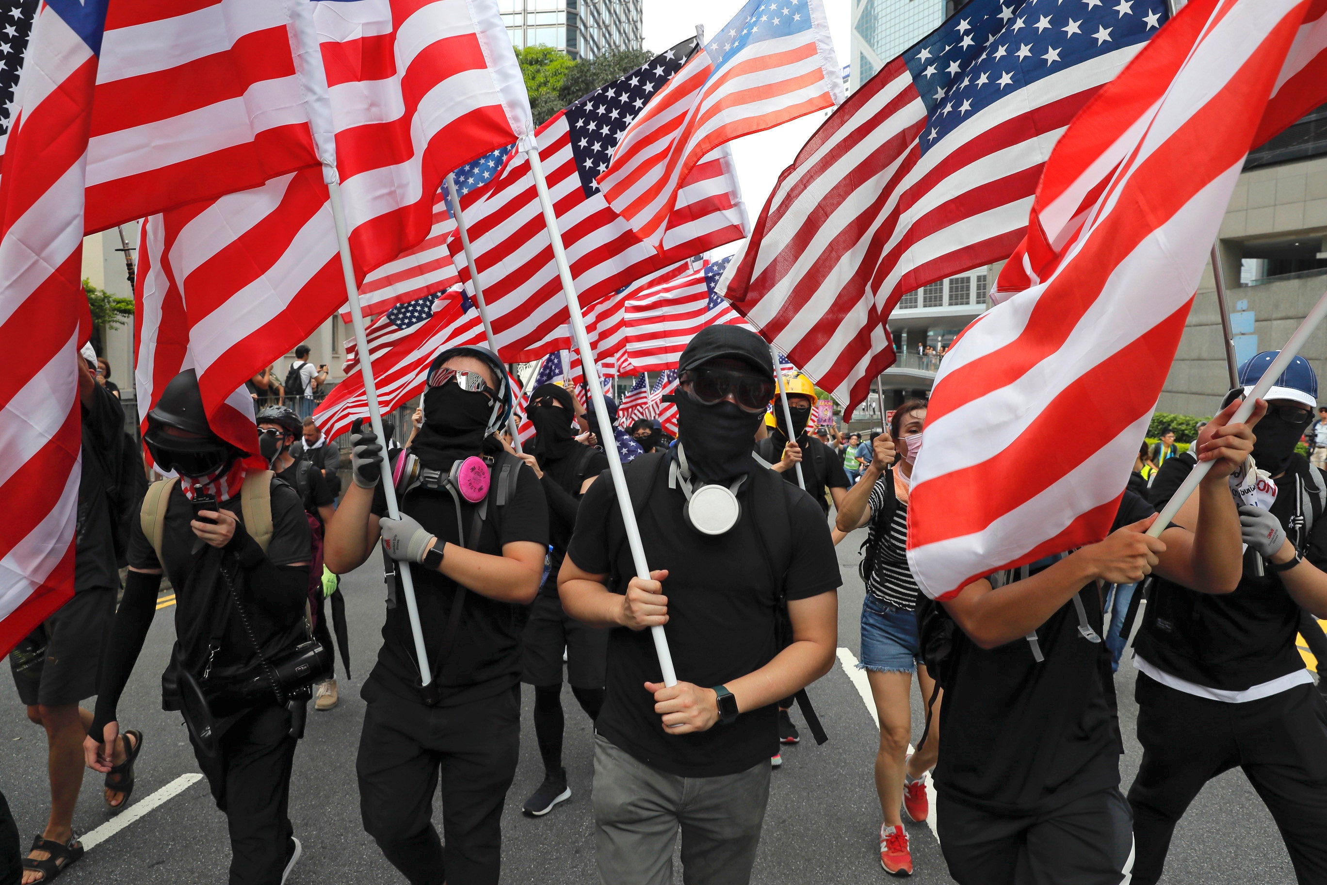 Hong Kong Protesters Beg Trump For Help Liberate Us Fox Business