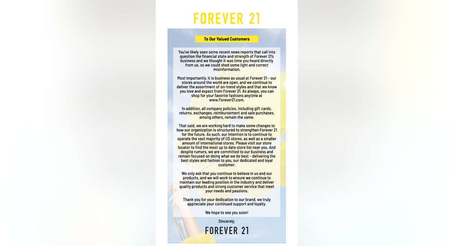New Forever 21 CEO plots post-bankruptcy comeback with physical