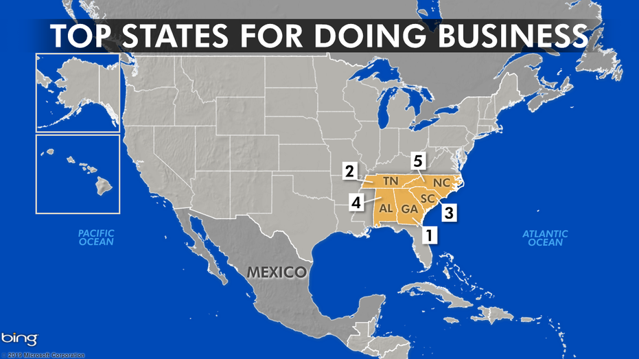 The 5 best states for doing business are all in this region