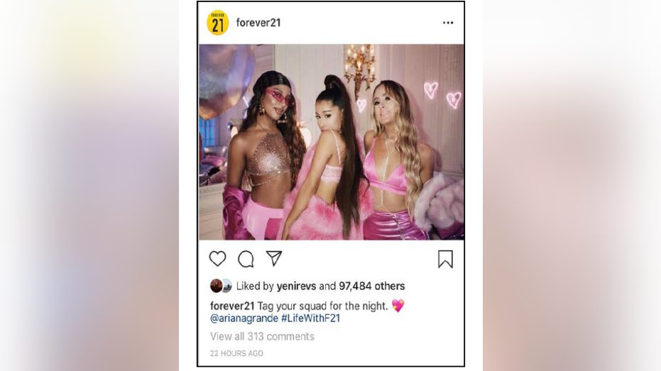 Ariana Grande is Being Sued for Allegedly Copying “7 Rings,” the Song She  is Suing Forever 21 for Using - The Fashion Law