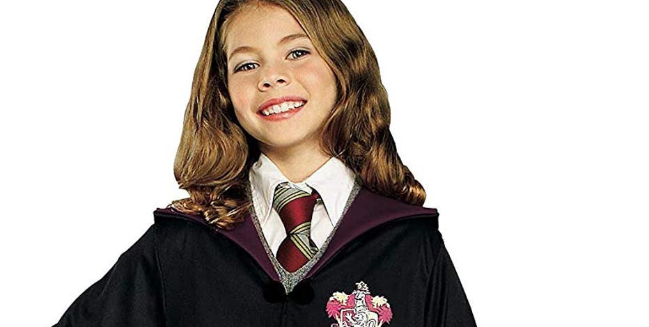 Medium Rubies 884253-M Costume Co Harry Potter Childs Hermione Granger Gryffindor Robe Black