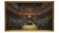 Banksy's 'Devolved Parliament' sells for record-breaking price at auction