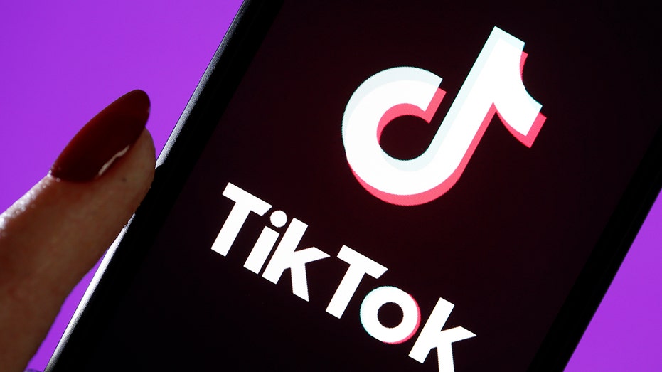 TikTok on phone screen