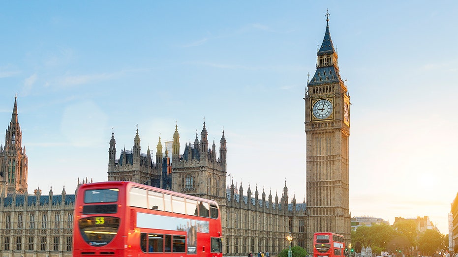 Big Ben and London bus