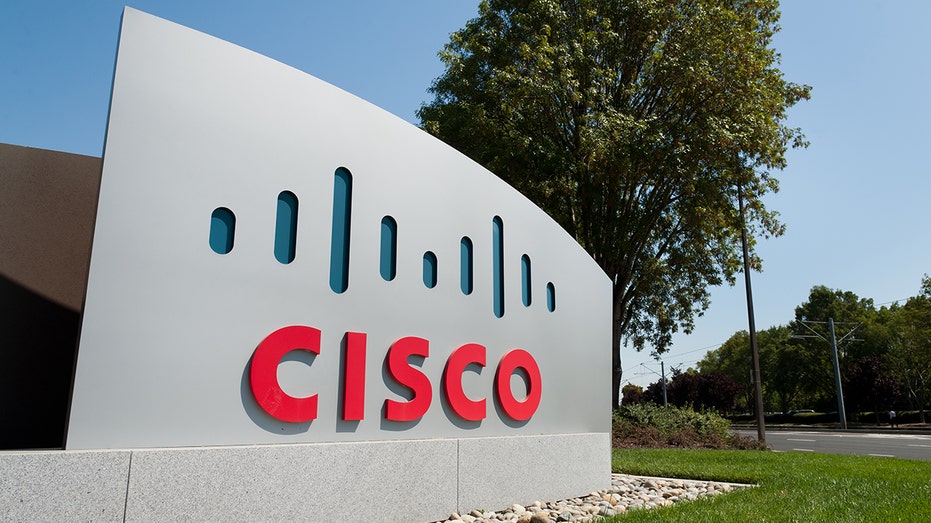 Cisco sign outside headquarters