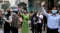 Last campus protesters hold out as Hong Kong schools reopen