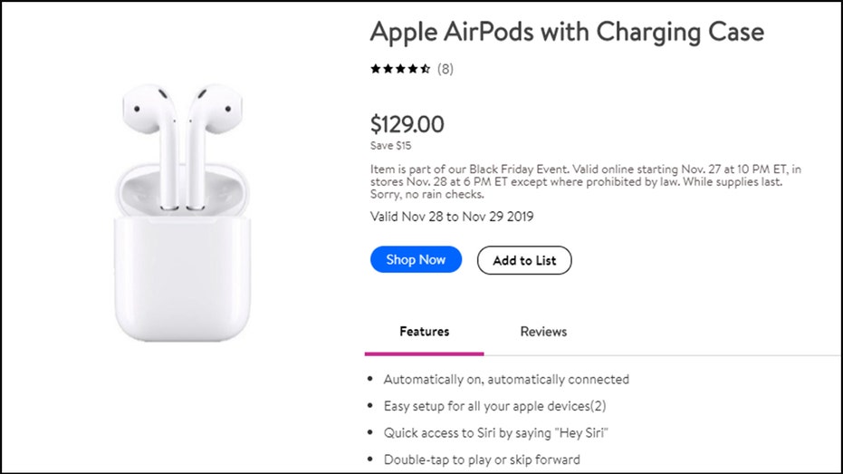 Airpods walmart black online friday 2019