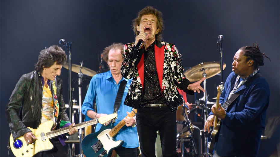 Rolling Stones performing