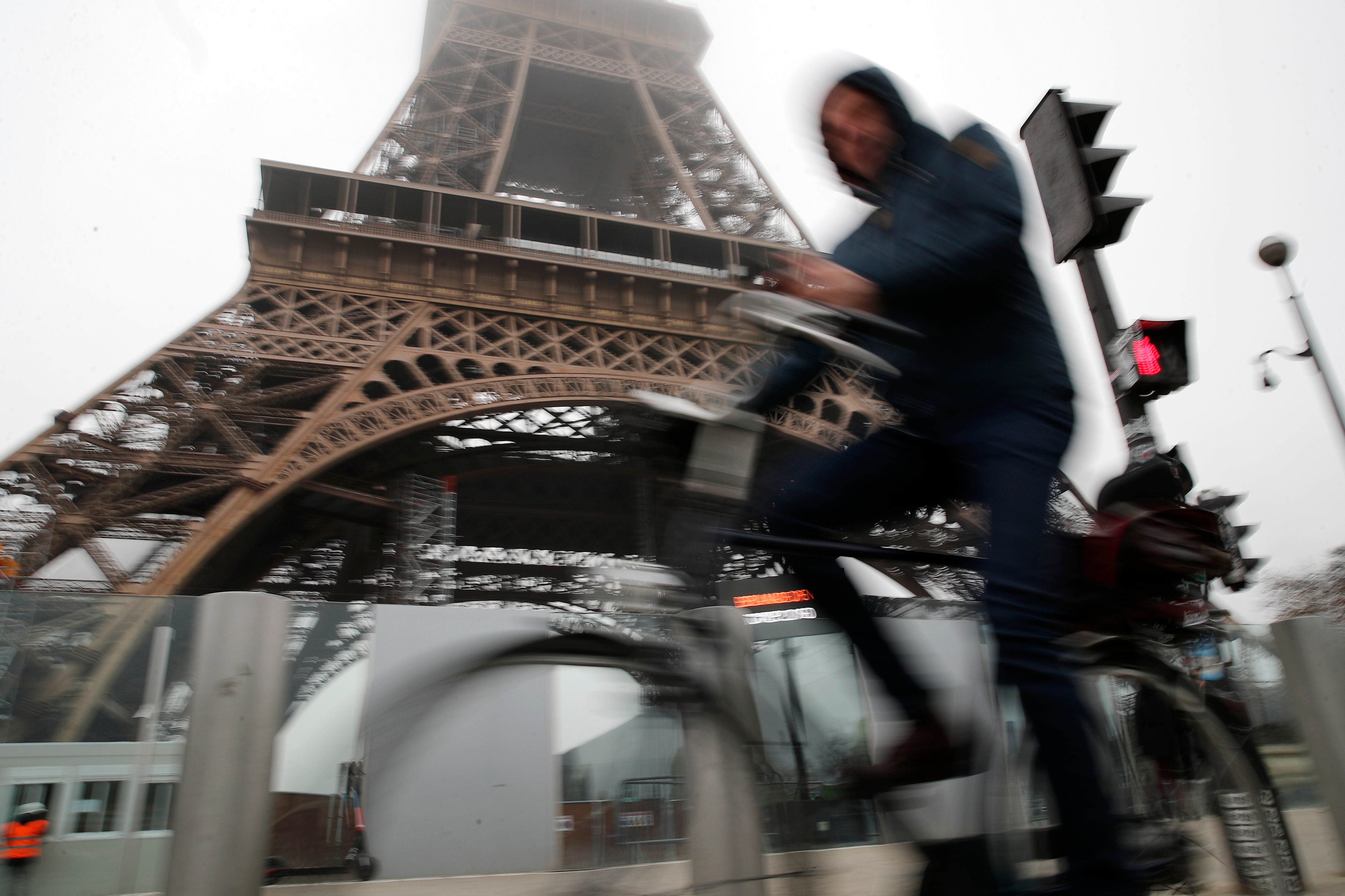 Strike brings France to a standstill as Eiffel Tower, trains shut down