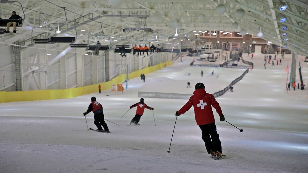 New Jersey mall opens indoor ski slope, the first of its kind in North
