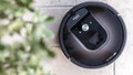 Laval, &Scy;anada - December 10, 2016:  iRobot Roomba 980 Cleaning Vacuum on a ceramic floor. iRobot Corp. is a US Company that makes the Roomba and Scooba floor-cleaning machines. - Fox News