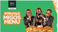 Popeyes drafts Migos as the latest celebrities to fight the fast-food wars