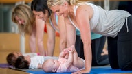 Post-partum fitness classes inspire new moms to get moving