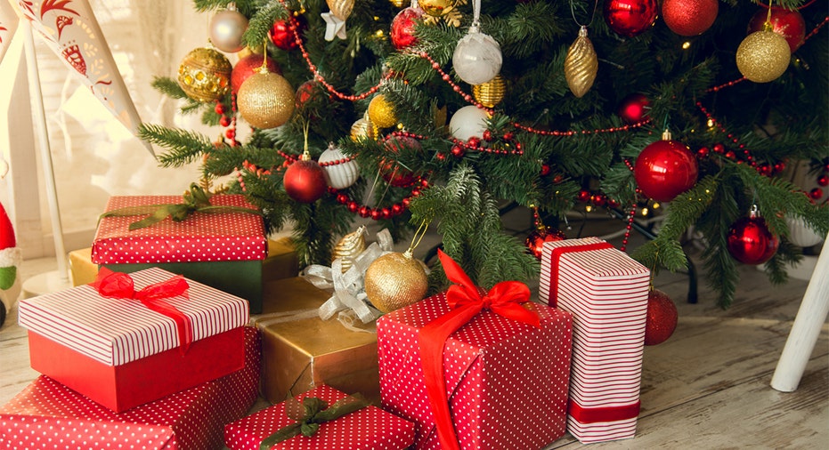 Gifts under Christmas tree