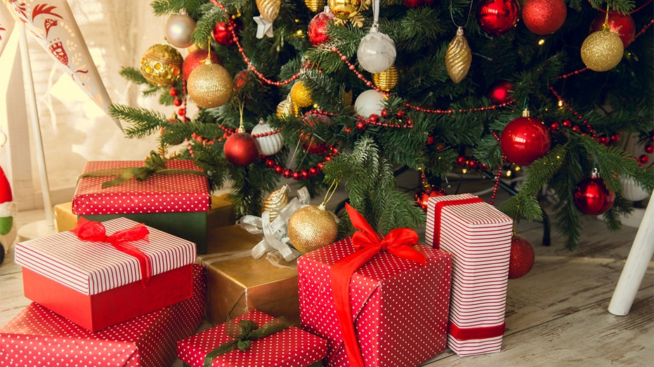 Gifts under Christmas tree