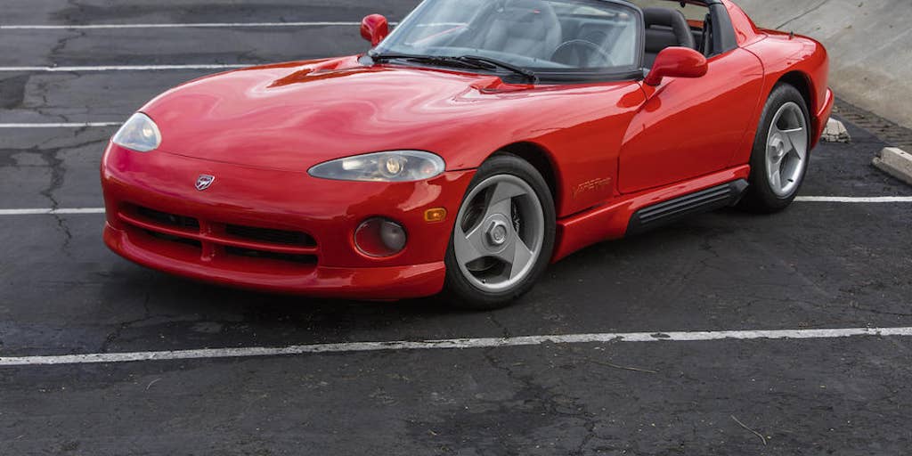 Lee Iacocca's very first Dodge Viper sold for $285,500 at auction