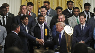 President Trump celebrates LSU Tigers' national championship