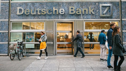 Deutsche Bank hints at loan defaults among customers as profit falls from last year