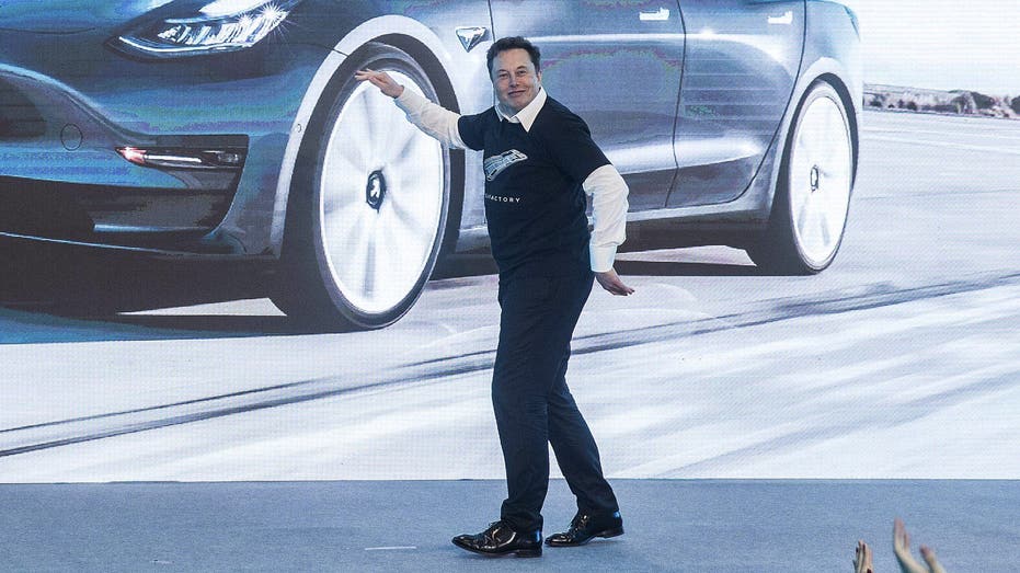 Elon Musk dances to celebrate first deliveries of made in China Tesla vehicles Fox Business